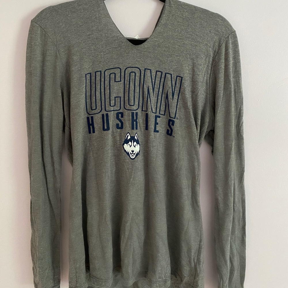 UCONN Huskies Long-Sleeve Shirt with Hood